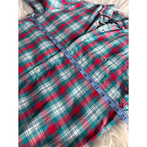 Vineyard Vines Men's Plaid Classic Fit Tucker Shirt Pocket Multicolor Size Small - Picture 7 of 8